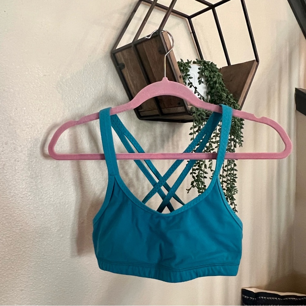 VGUC Patagonia Teal Sports Bra Size Small - Picture 5 of 16
